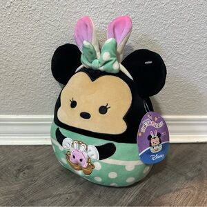 SQUISHMALLOWS x Disney Easter Minnie Mouse NWT 8in